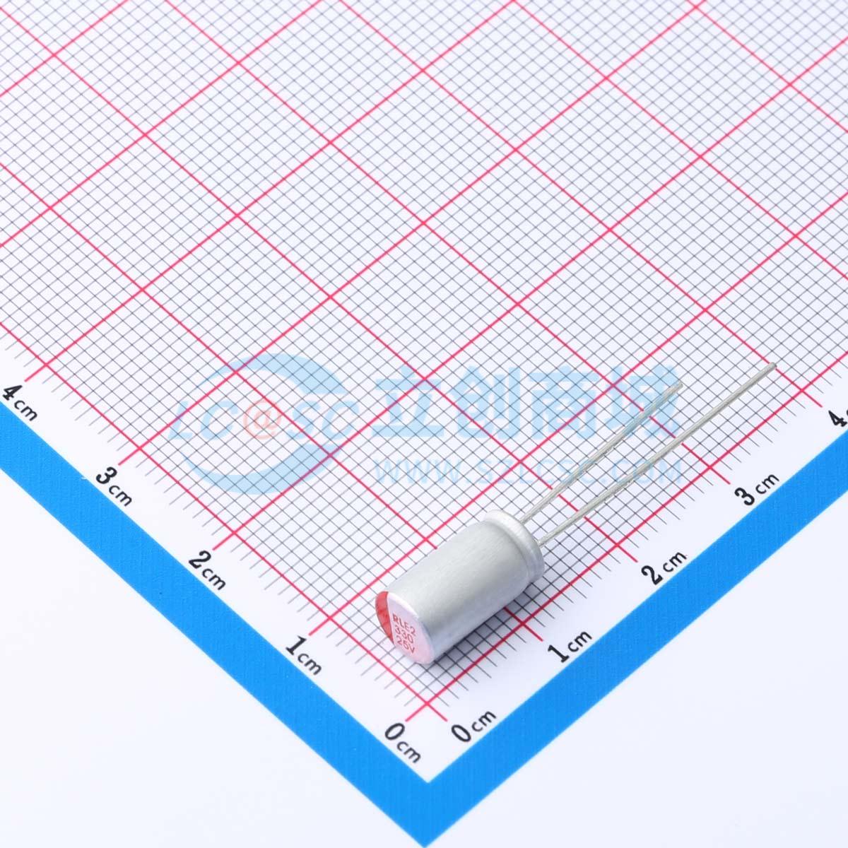 点击查看大图 JBLE2331M025C120RLM 330UF 25V实物图