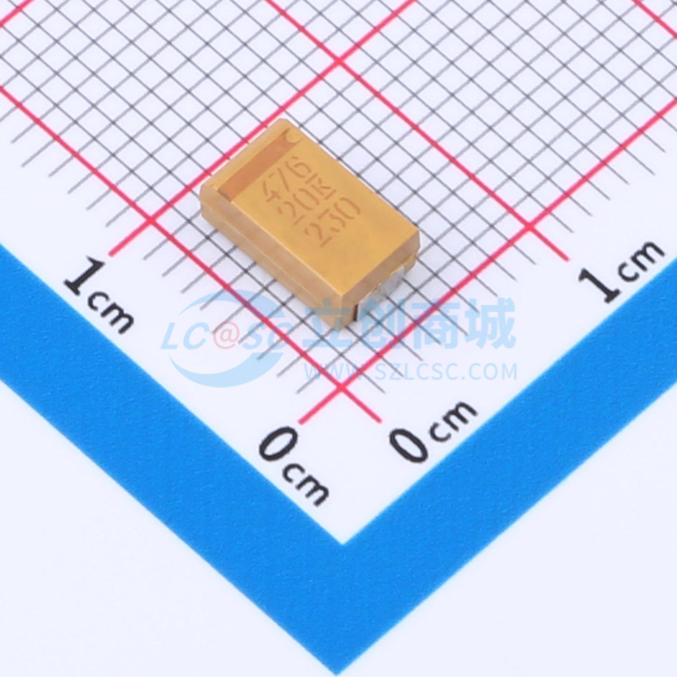 点击查看大图 T495D476K020ATE175实物图