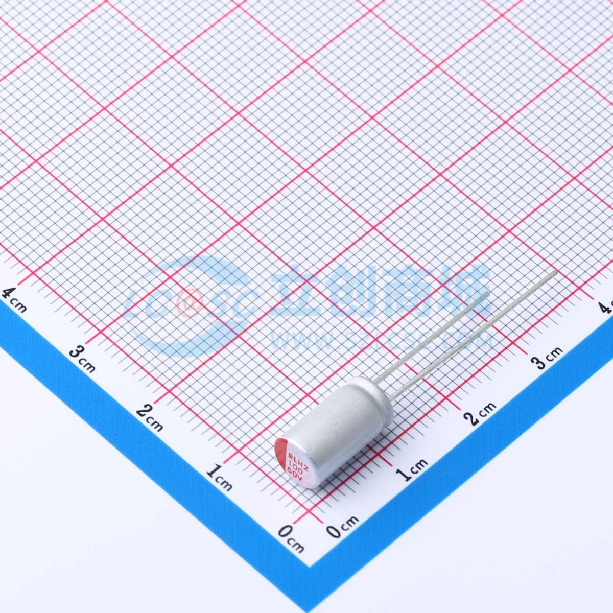 点击查看大图 JBLH2101M050C120RLM 100UF 50V实物图