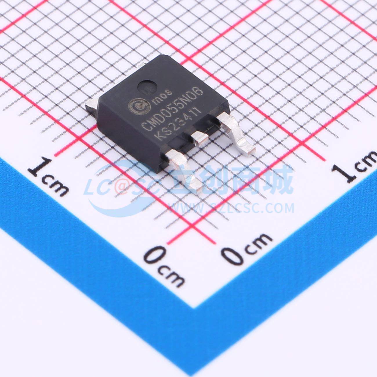 点击查看大图 CMD055N06实物图