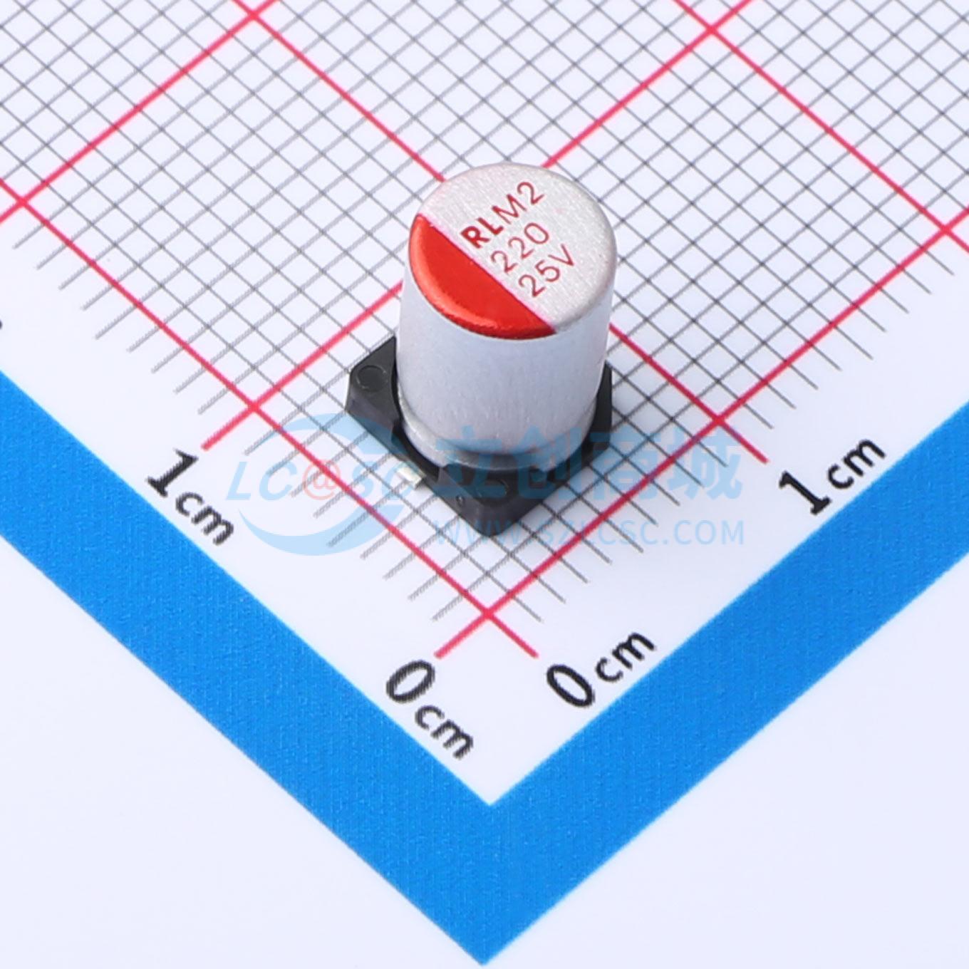 点击查看大图 JBLM2221M025C090RTM 220UF 25V实物图