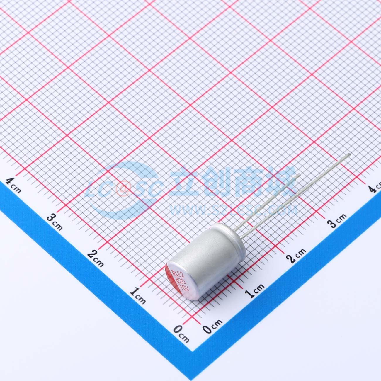 点击查看大图 JBLE2821M010D120RLM 820UF 10V实物图