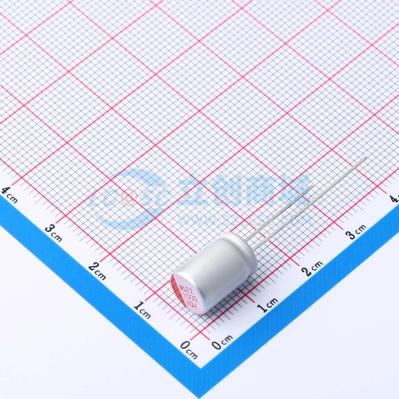 点击查看大图 JBLE2102M010D120RLM 1000UF 10V实物图