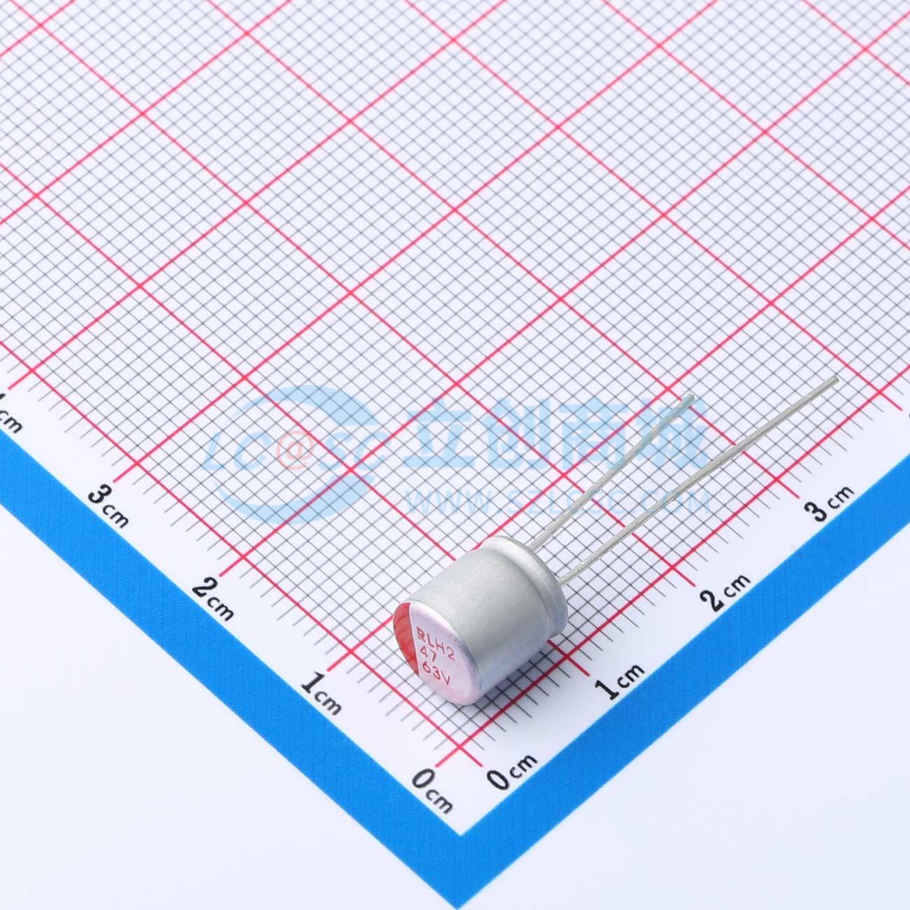 JBLH2470M063D090RLM 47UF 63V实物图