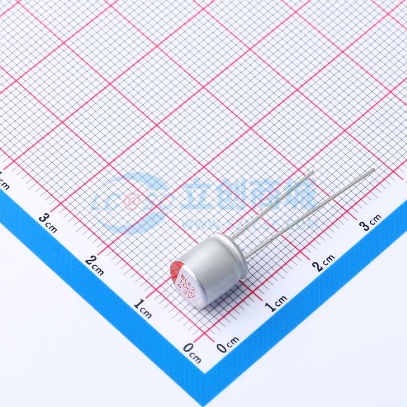 点击查看大图 JBLE2102M6R3D090RLM 1000UF 6.3V实物图