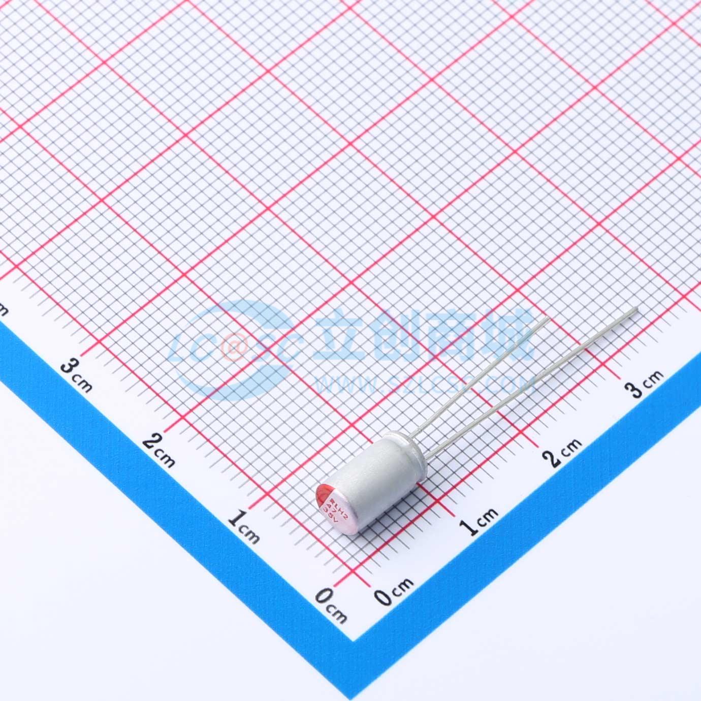 点击查看大图 JBLH2470M035A080RLM 47UF 35V实物图