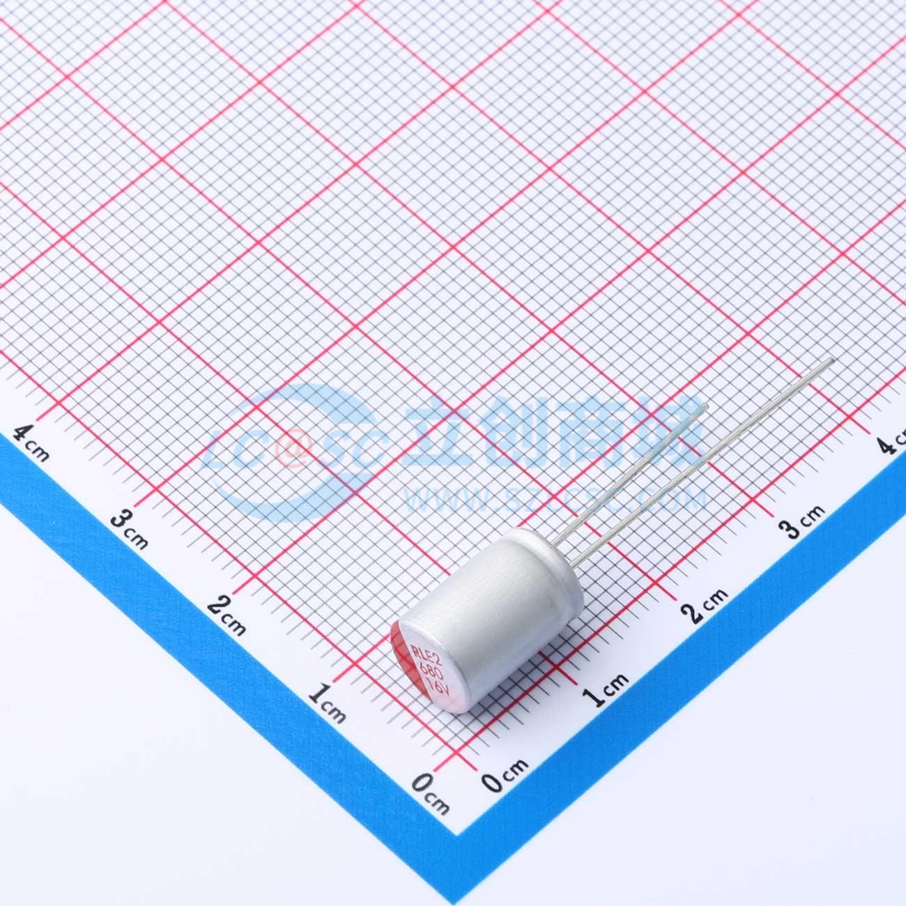 点击查看大图 JBLE2681M016D120RLM 680UF 16V实物图