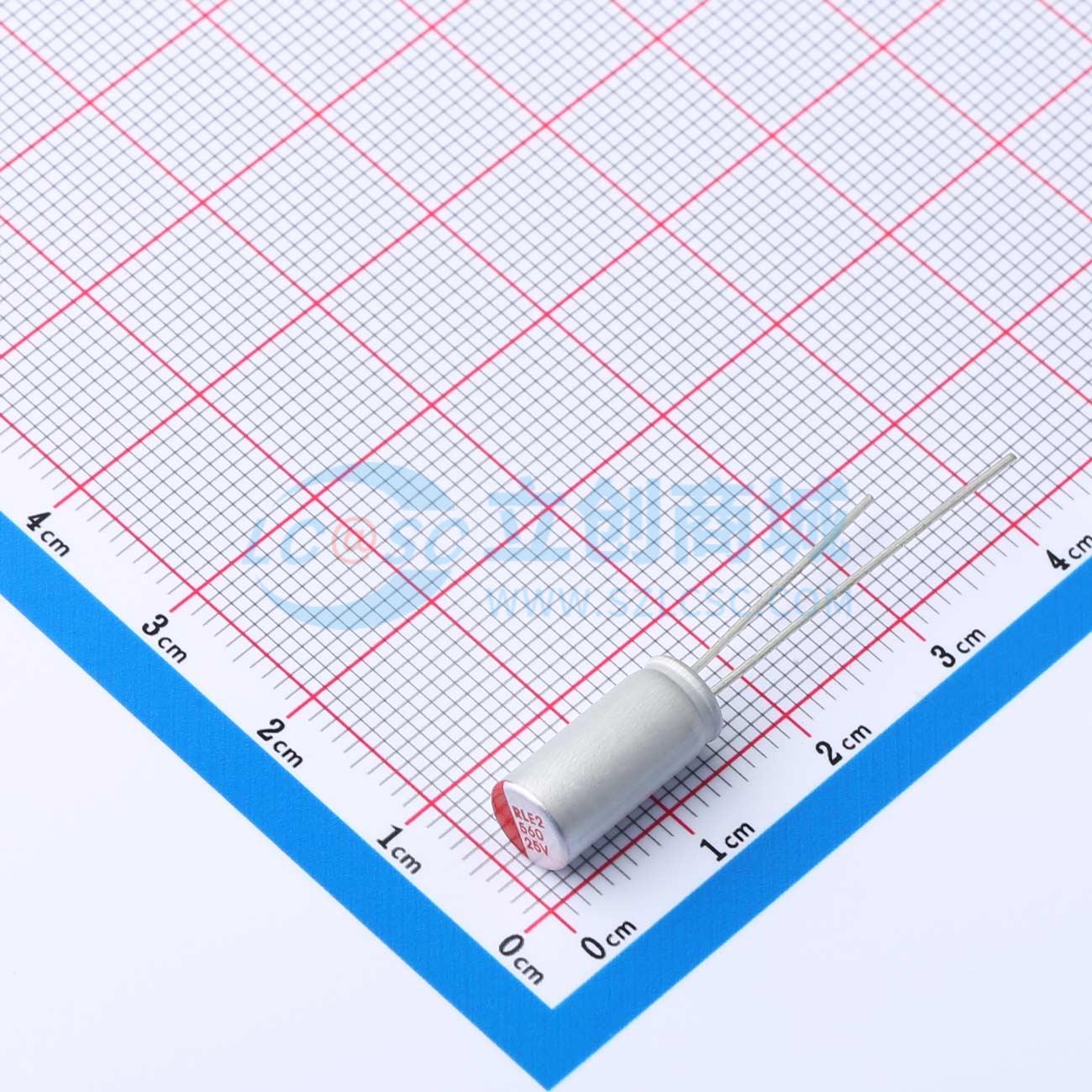 JBLE2561M025C140RLM 560UF 25V实物图