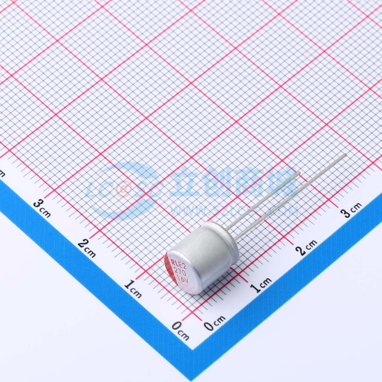 JBLE2271M016D090RLM 270UF 16V实物图