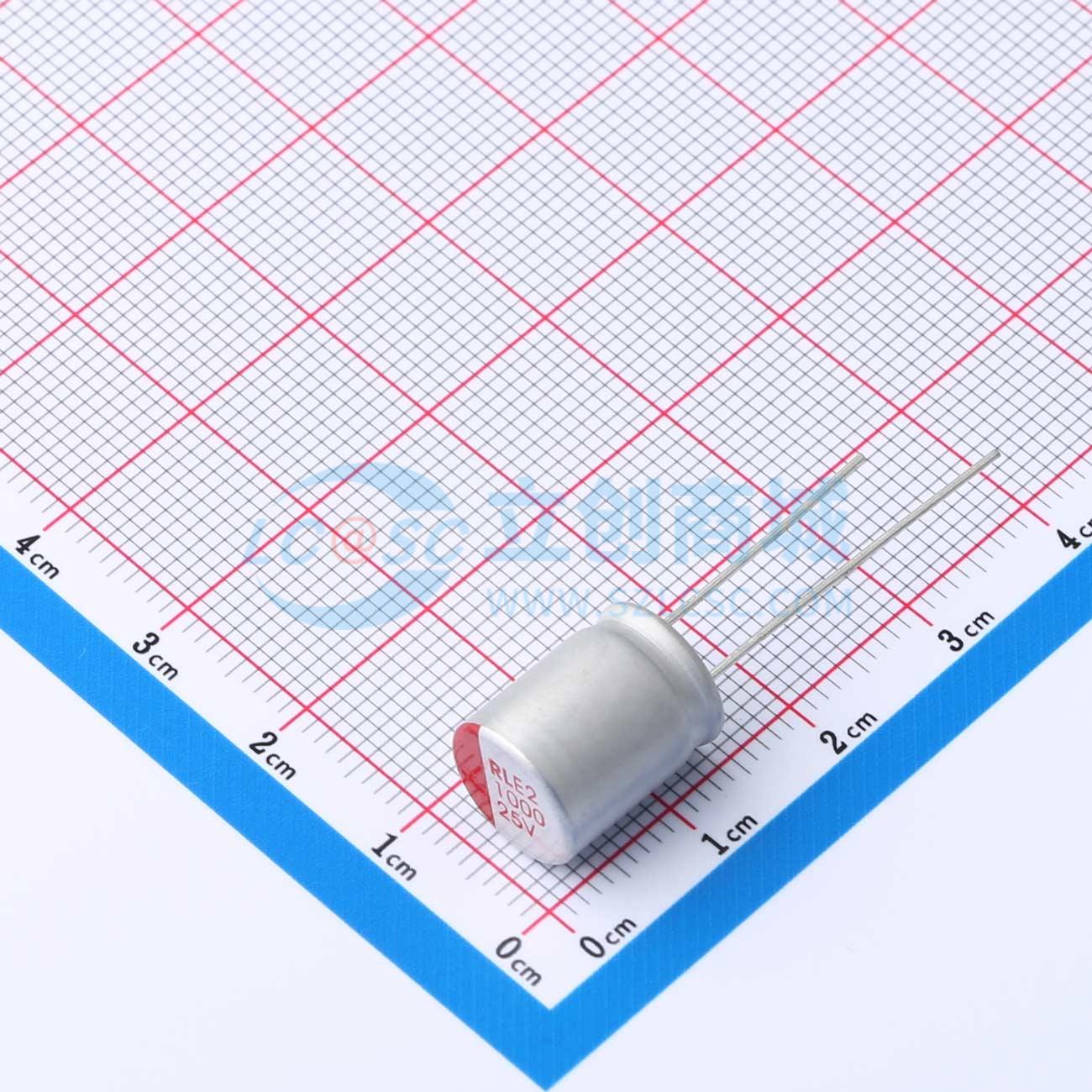 JBLE2102M025E125RLM 1000UF 25V实物图