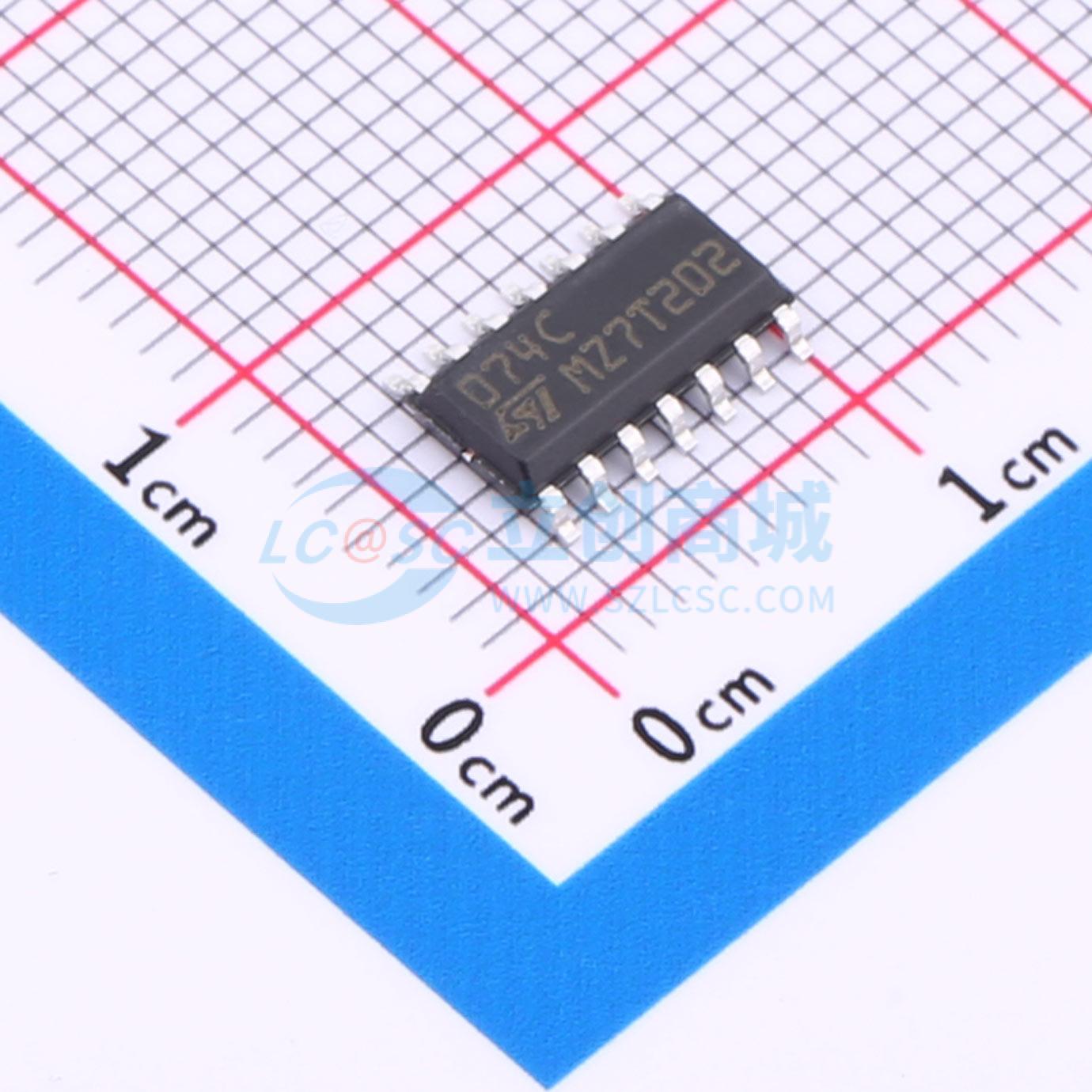 点击查看大图 TL074CD实物图