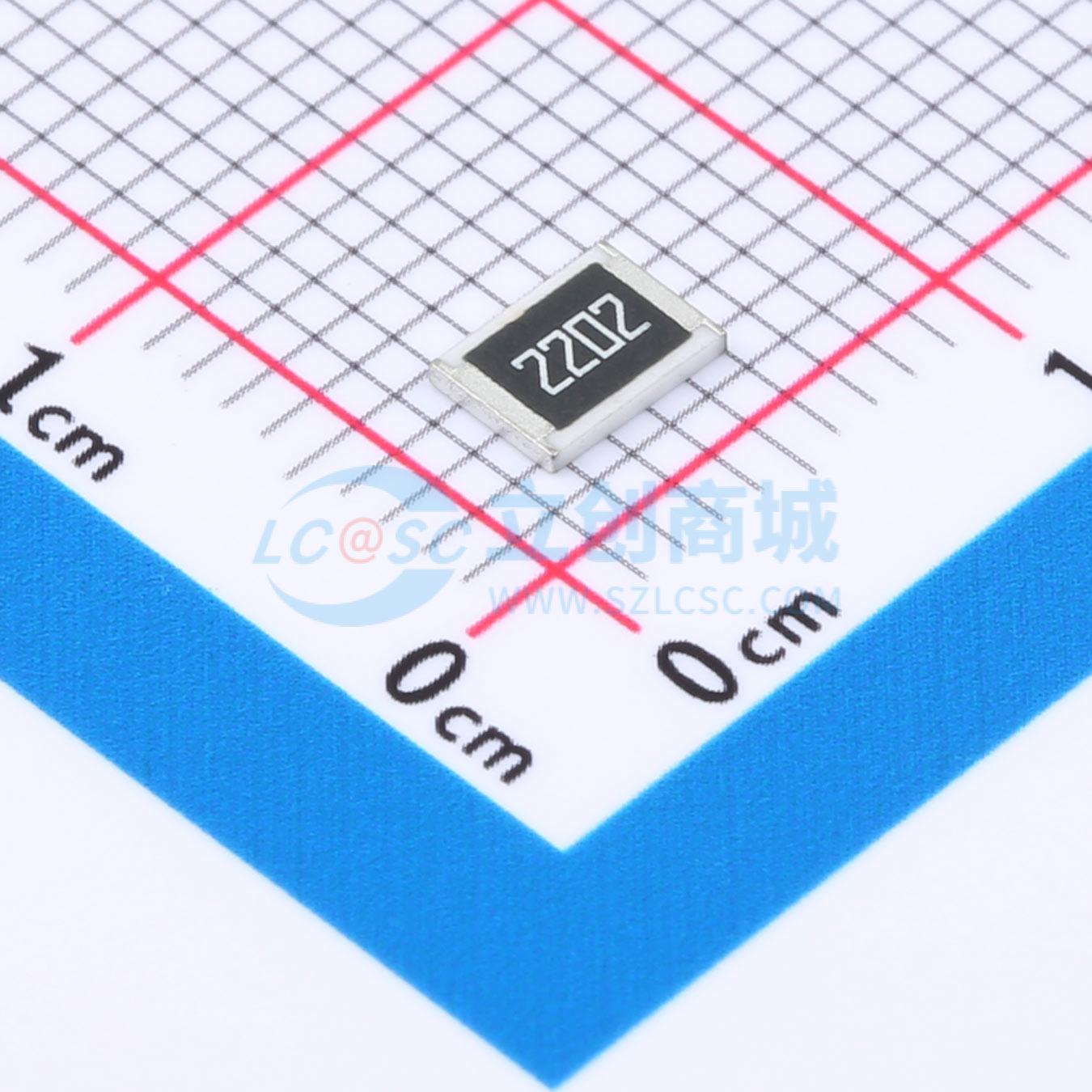 点击查看大图 FRC1812F2202TS实物图