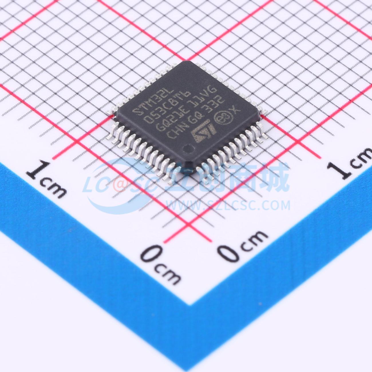 点击查看大图 STM32L053C8T6TR实物图