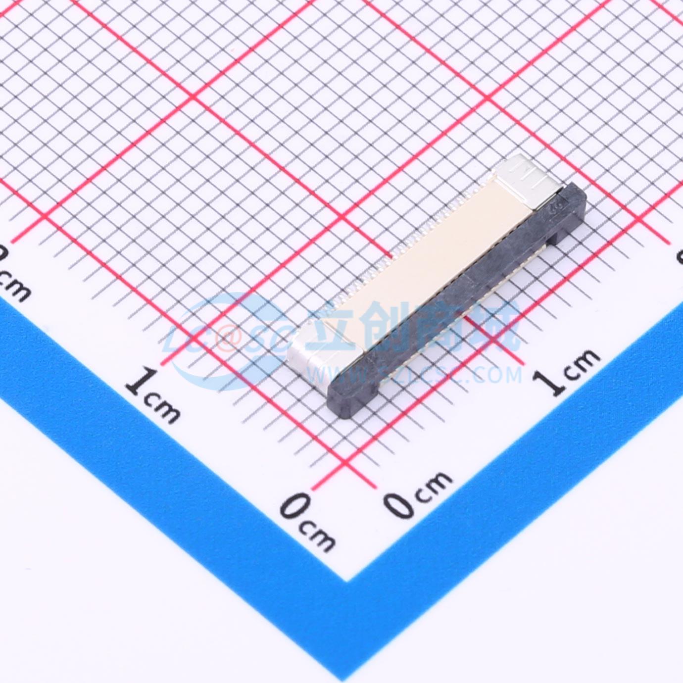 点击查看大图 HC-FPC-0.5-22P-CXH20实物图