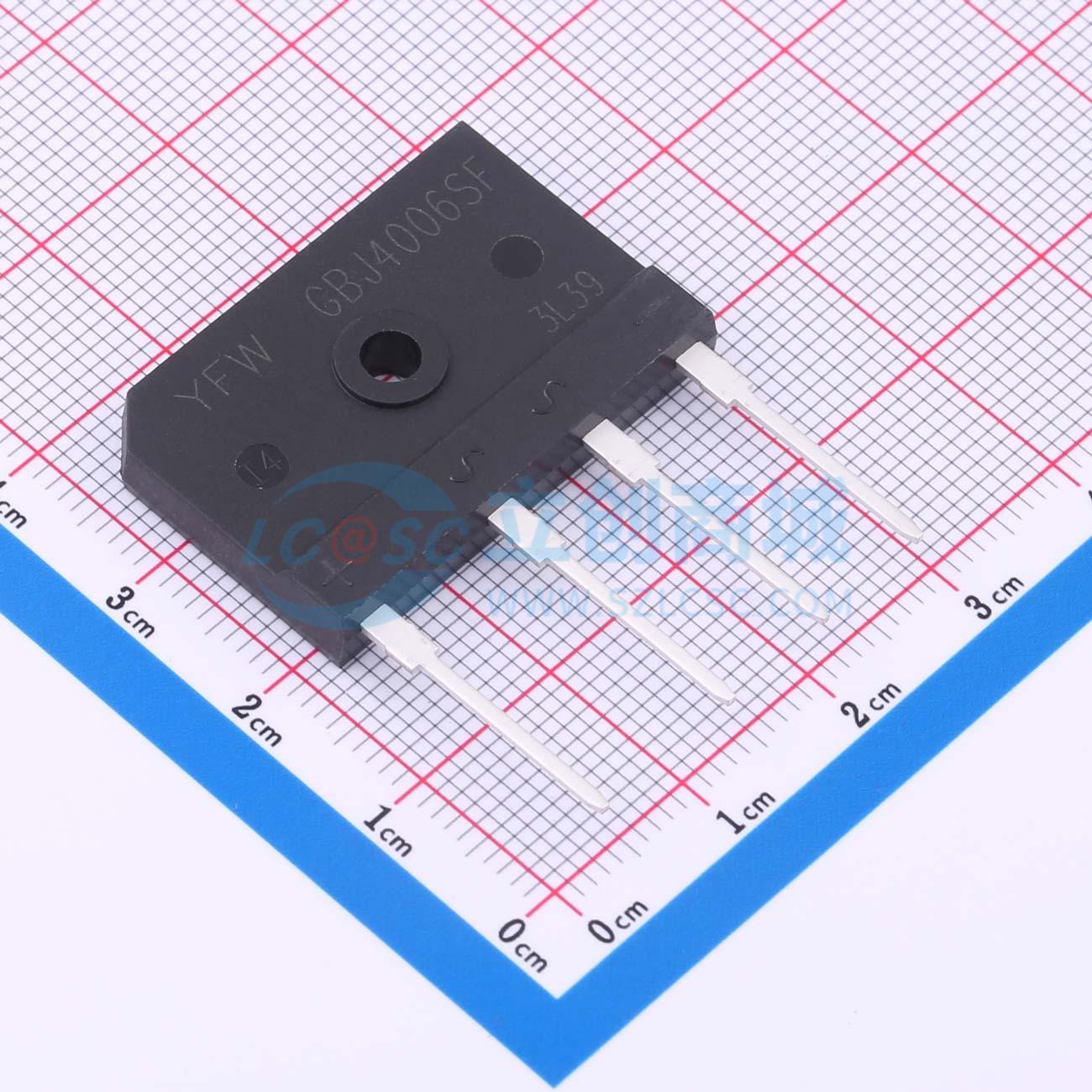 点击查看大图 GBJ4006SF实物图