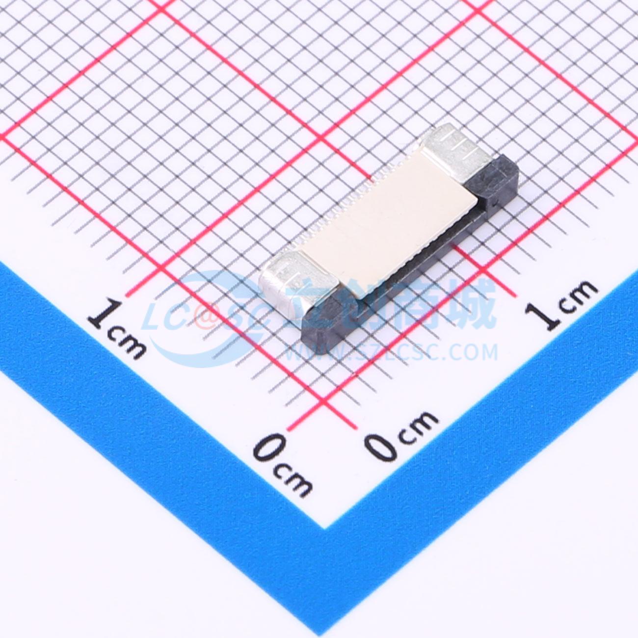 点击查看大图 HC-FPC-0.5-14P-CSH20实物图