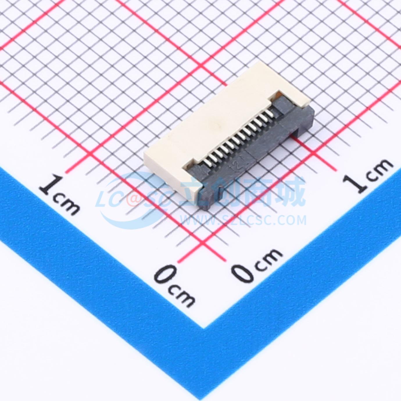 点击查看大图 HC-FPC-0.5-12P-FH20实物图