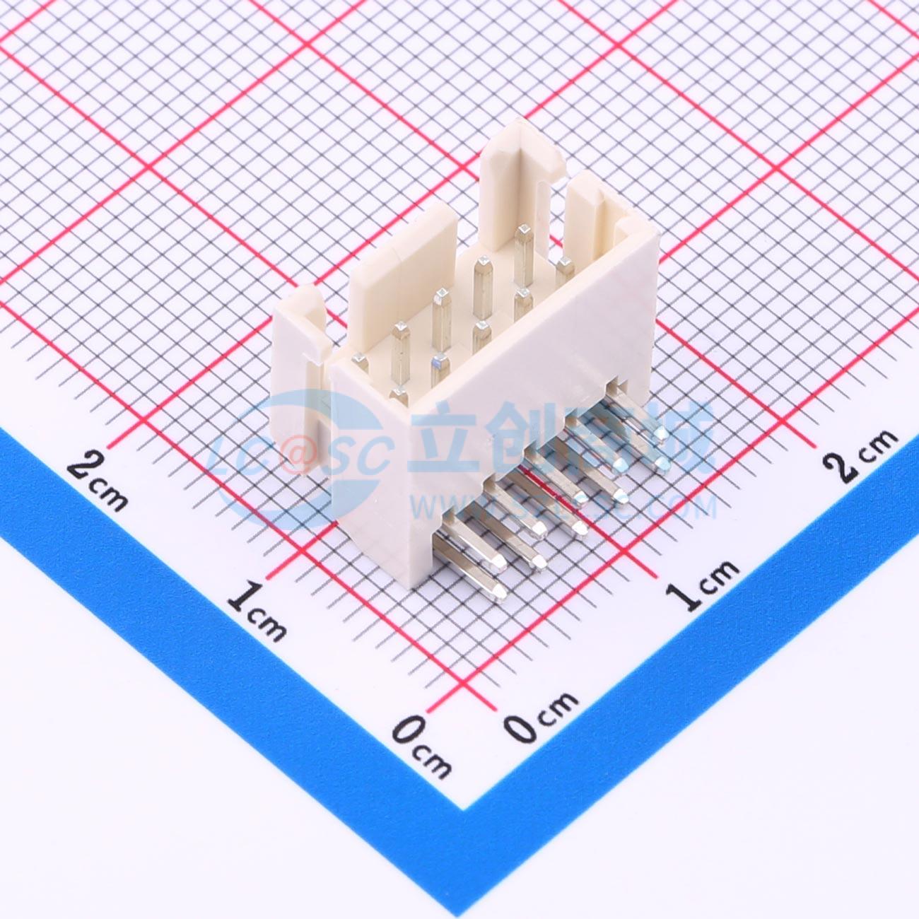 HC-XHD2.54-2x5AW实物图