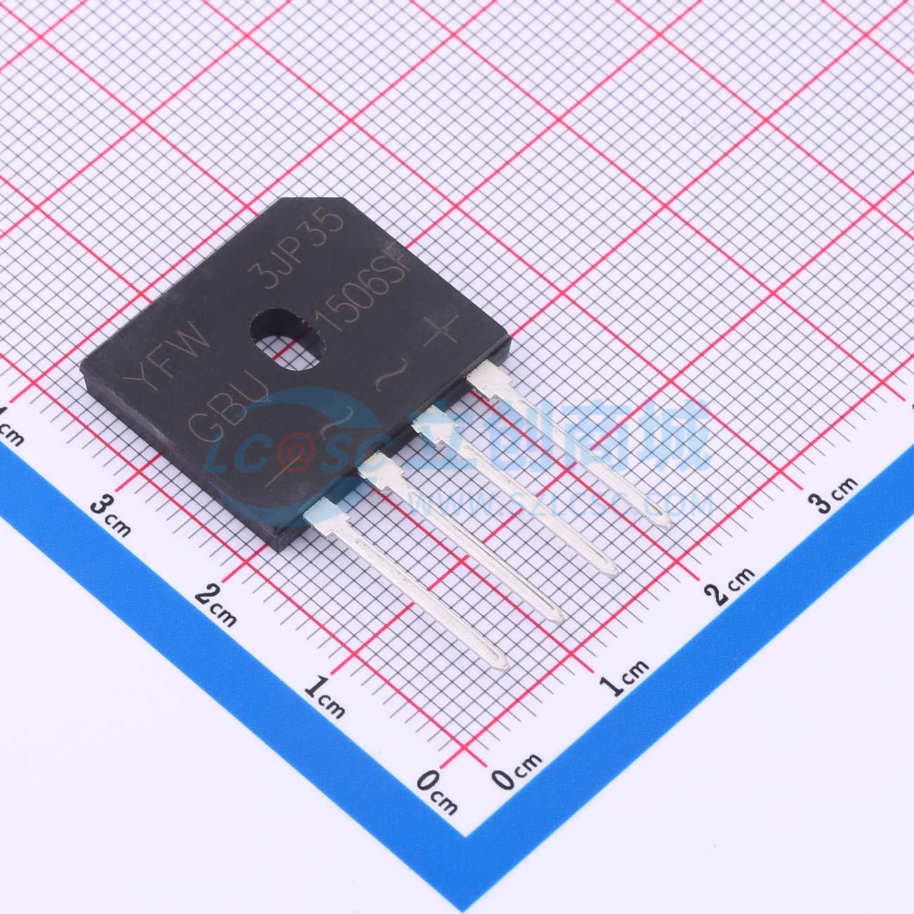 点击查看大图 GBU1506SF实物图