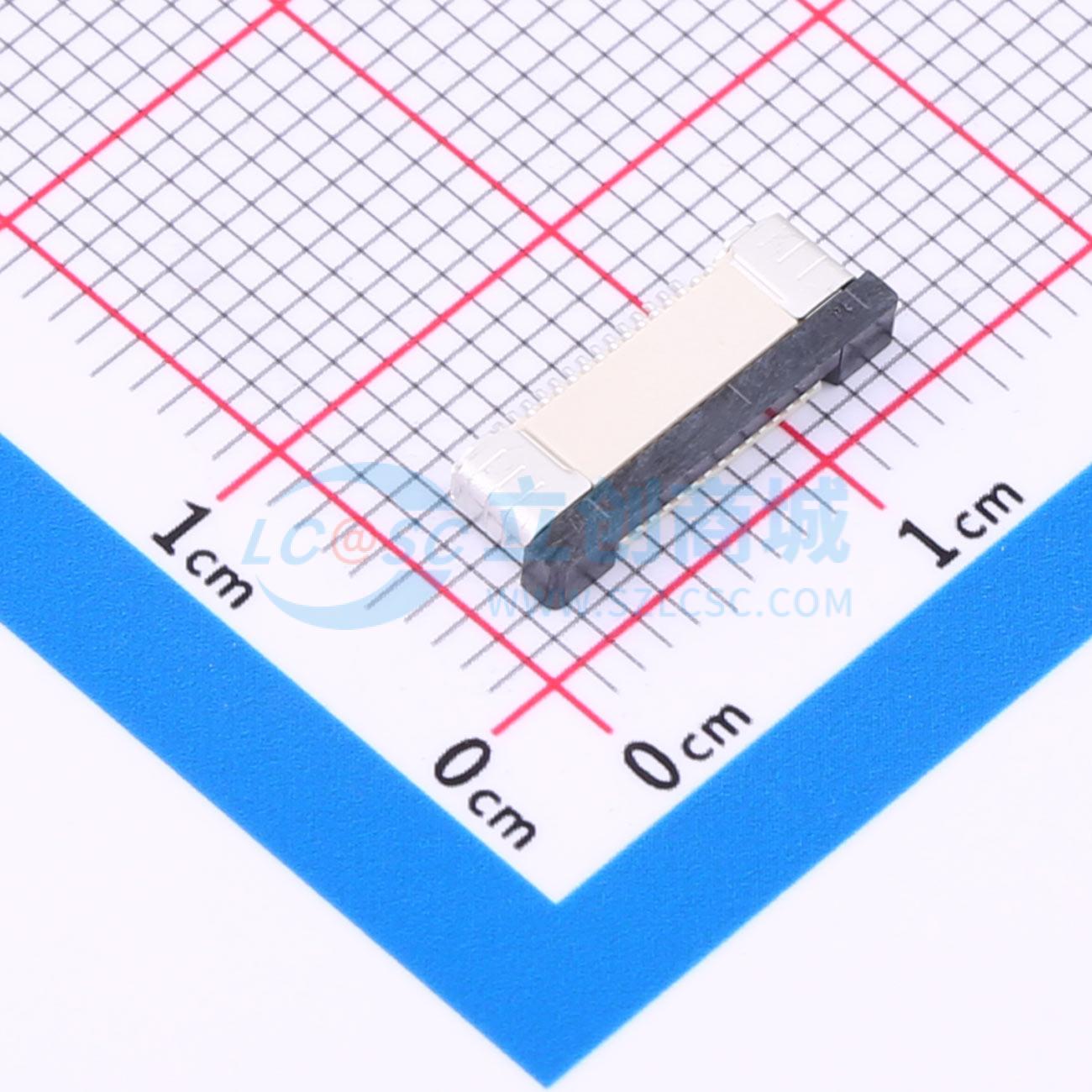 点击查看大图 HC-FPC-0.5-14P-CXH20实物图