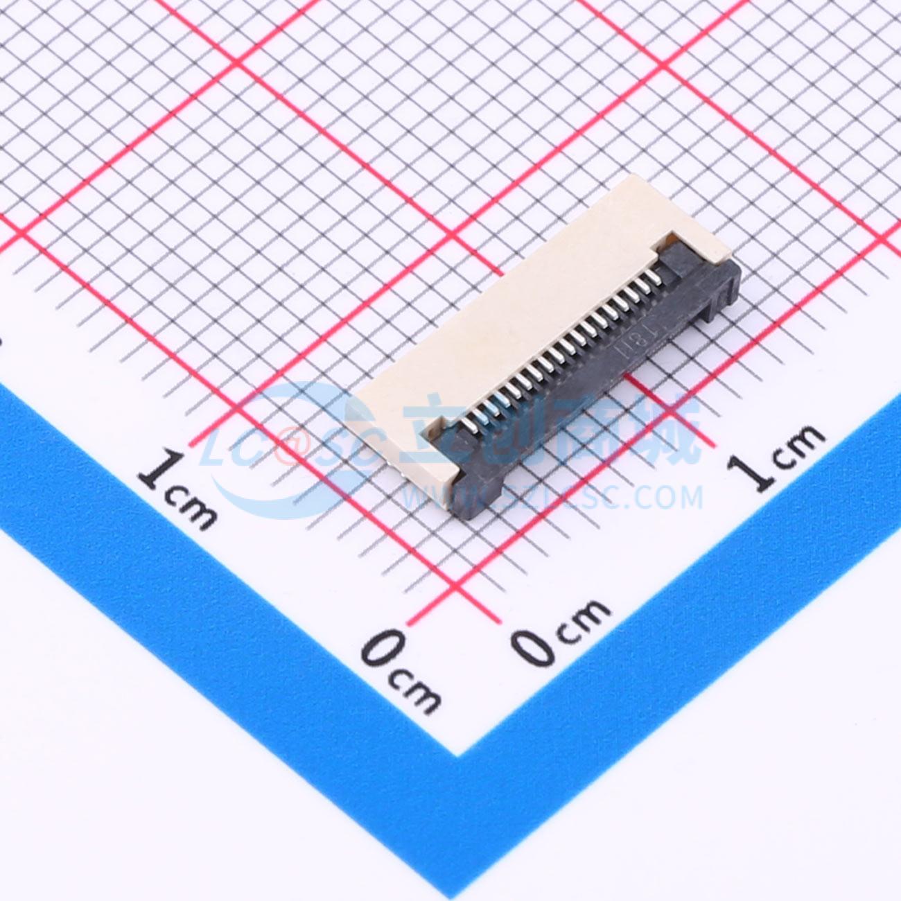 点击查看大图 HC-FPC-0.5-18P-FH20实物图
