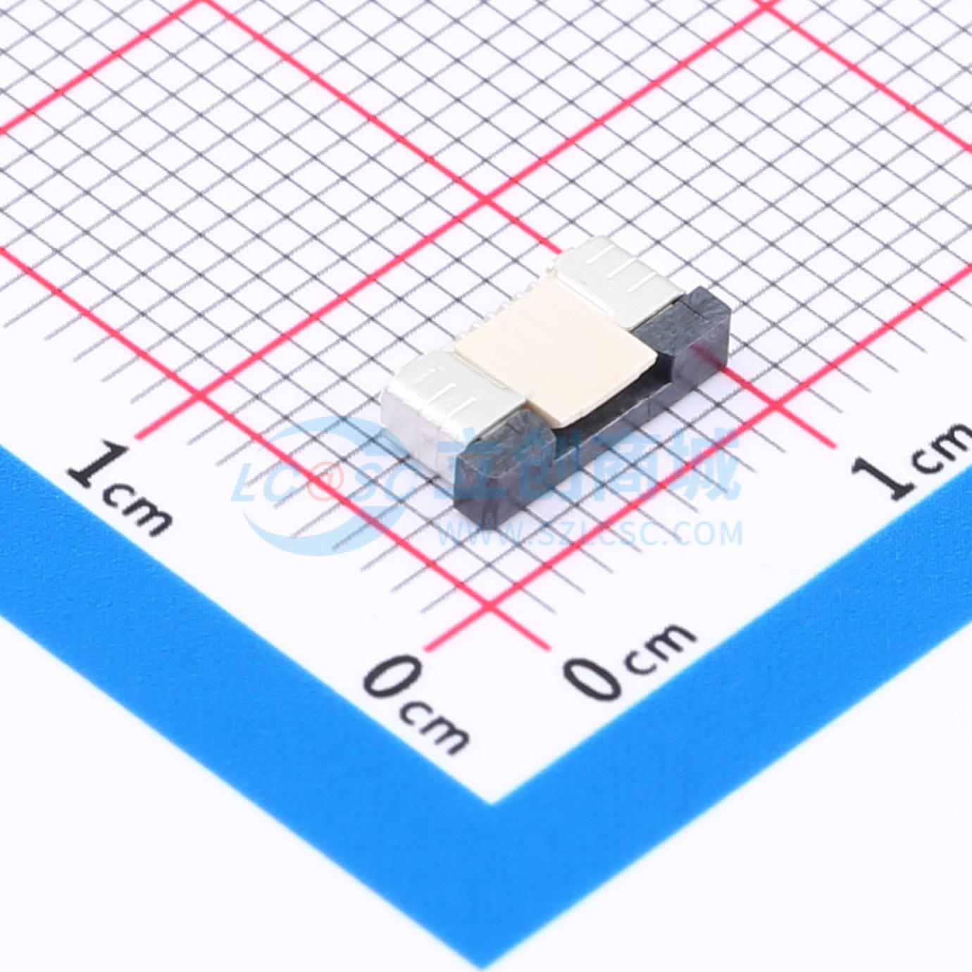 点击查看大图 HC-FPC-0.5-6P-CSH20实物图