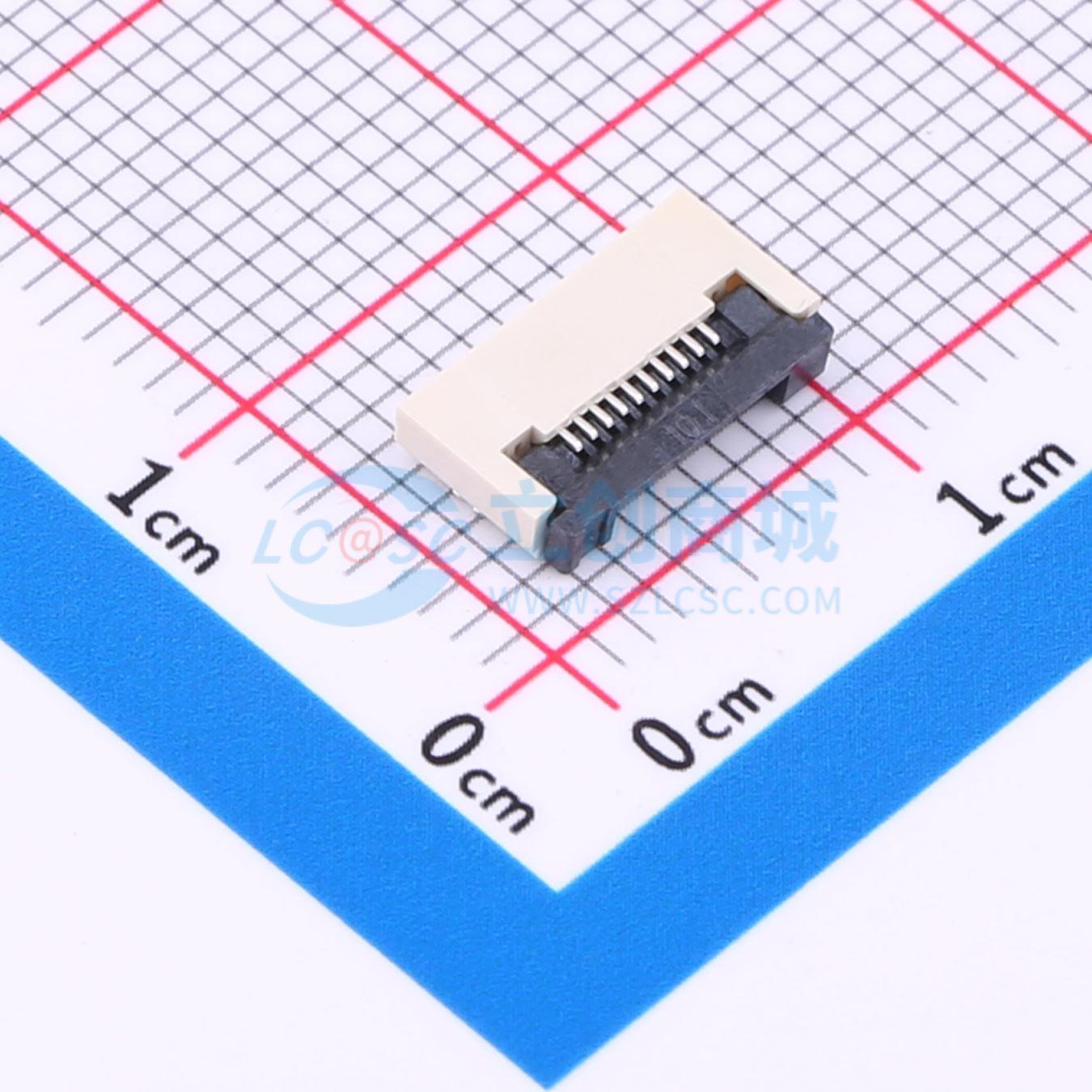 HC-FPC-0.5-10P-FH20实物图