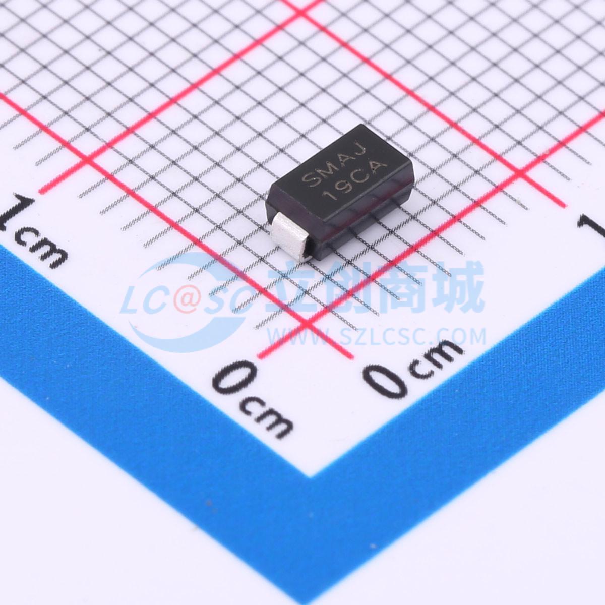 点击查看大图 SMAJ19CA实物图