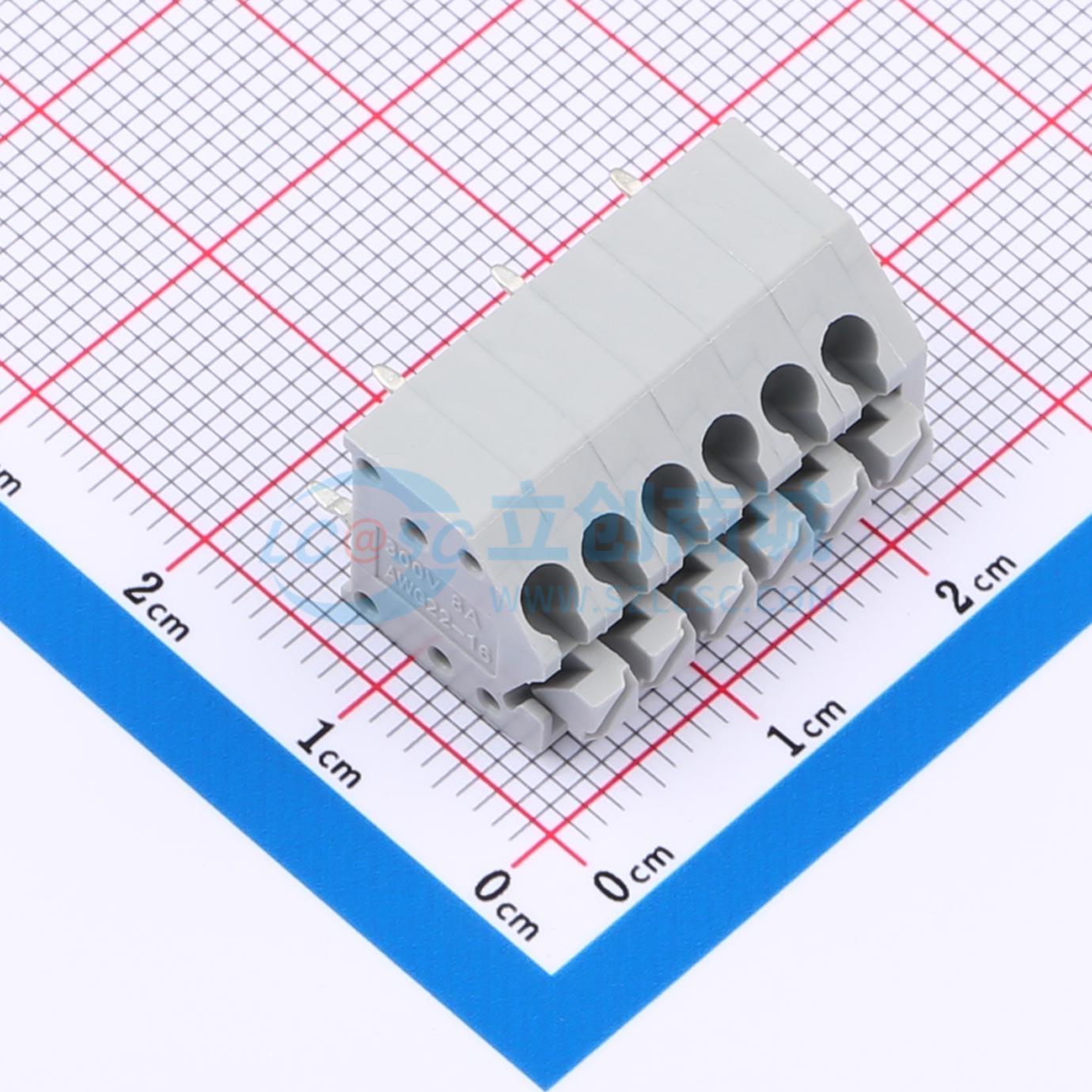 点击查看大图 MX250-3.5-06P-B-GY01-Cu-A实物图