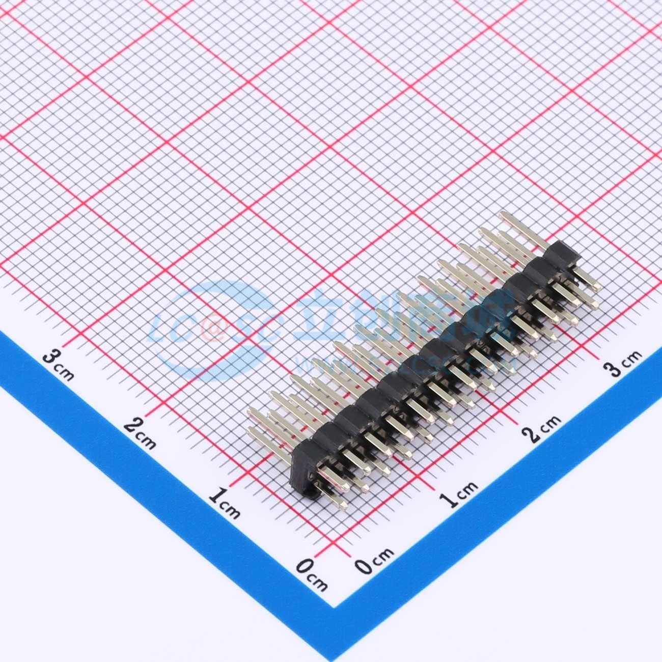 点击查看大图 KH-2.54PH180-2X13P-L11.5实物图