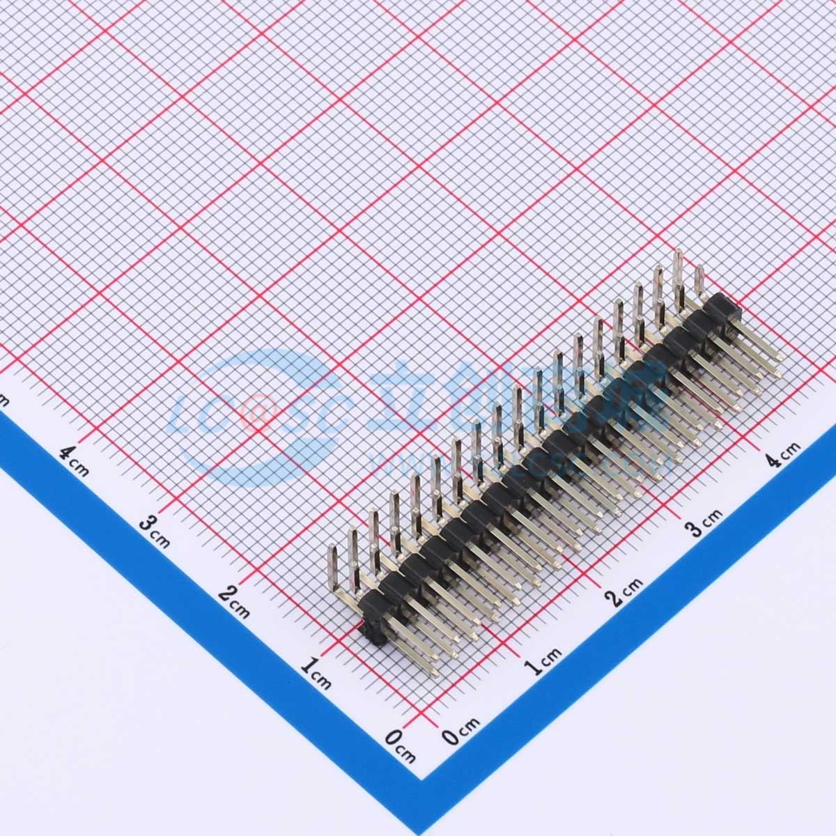 点击查看大图 KH-2.54PH90-2X18P-L13.8.18.8实物图