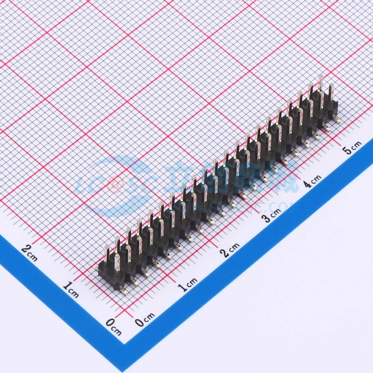 点击查看大图 KH-2.54PH-2X21P-L11.0-SMT实物图