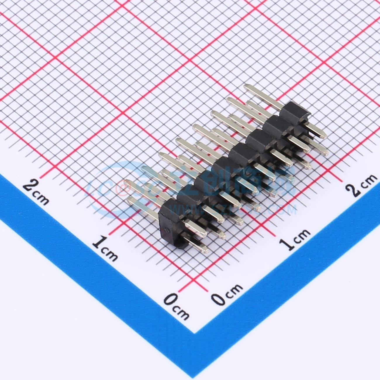 点击查看大图 KH-2.54PH180-2X8P-L11.5实物图