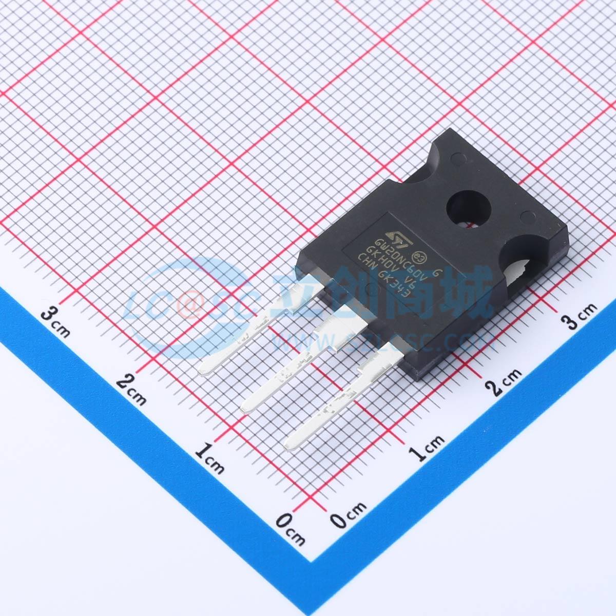 点击查看大图 STGW20NC60V实物图