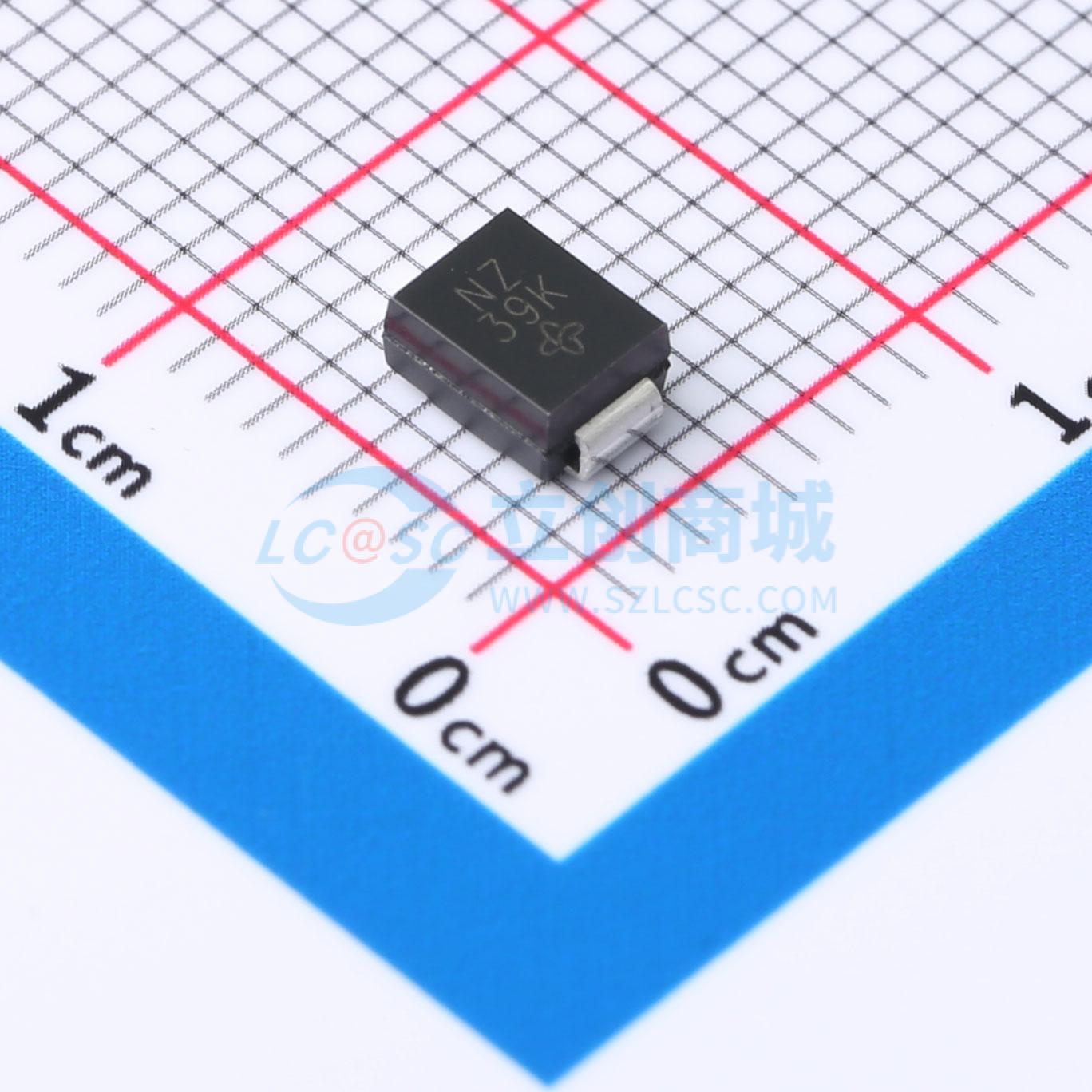 SMBJ100CA-E3/52实物图
