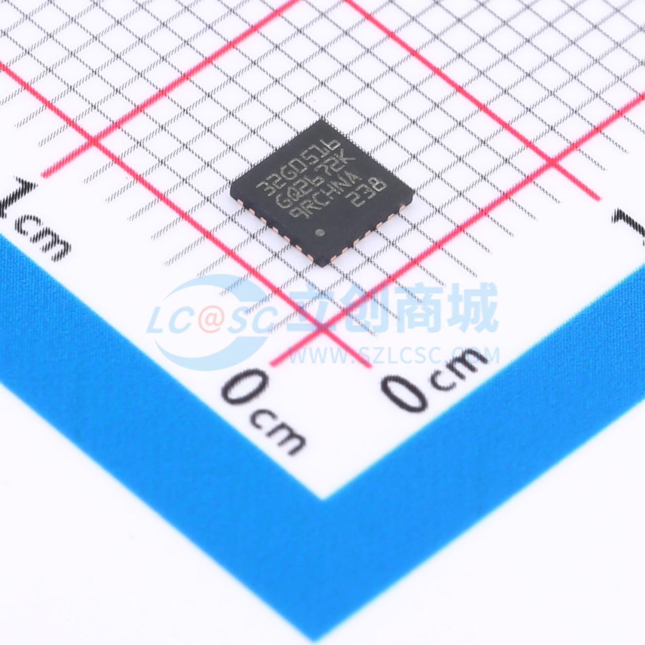 点击查看大图 STM32G051G6U6实物图