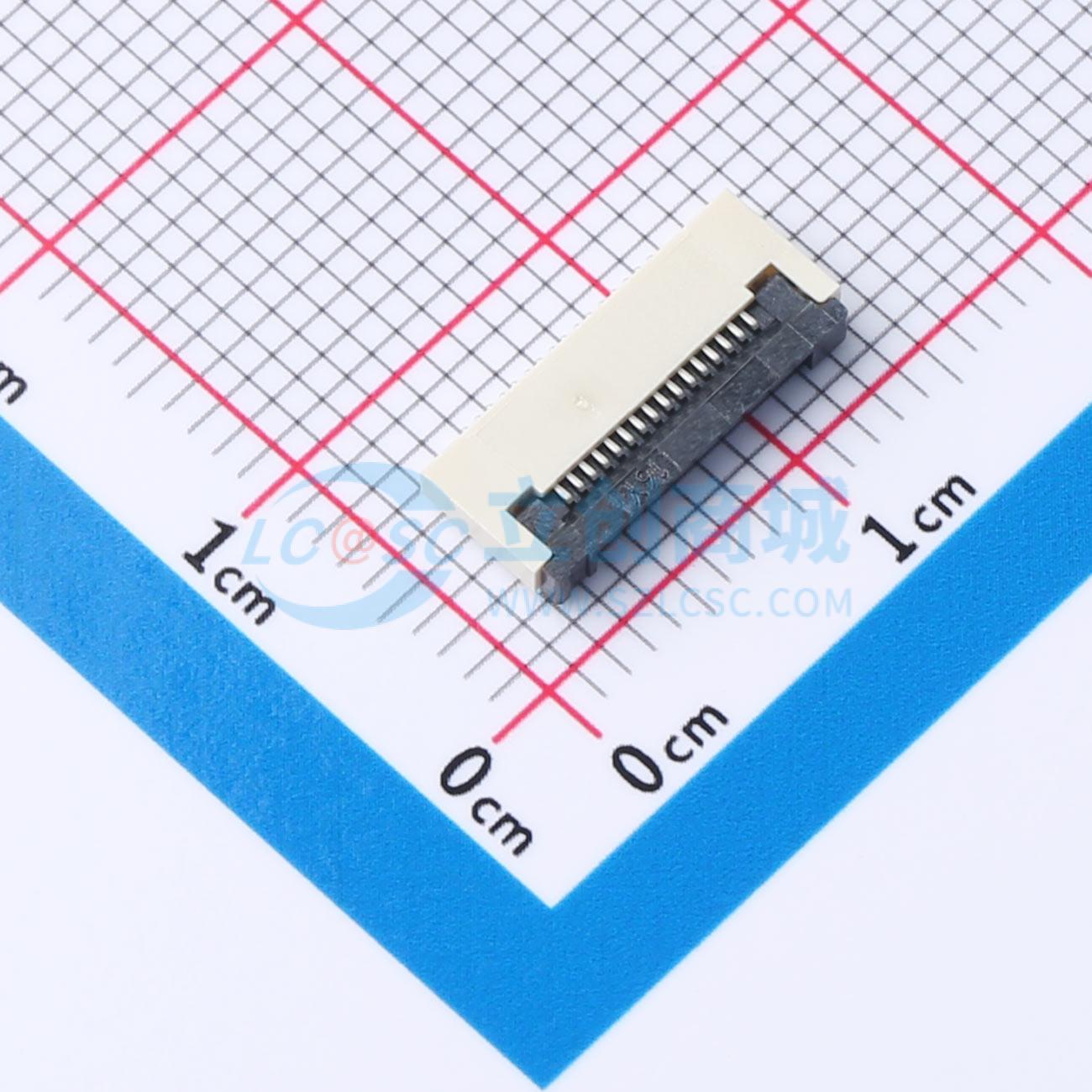 点击查看大图 HC-FPC-0.5-16P-FH20实物图