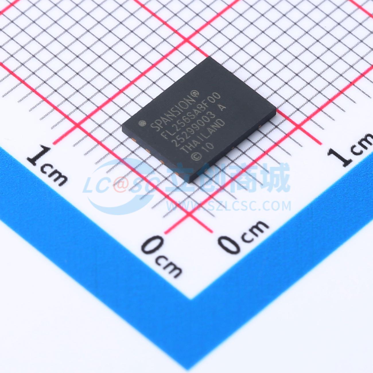 点击查看大图 S25FL256SAGNFB000实物图