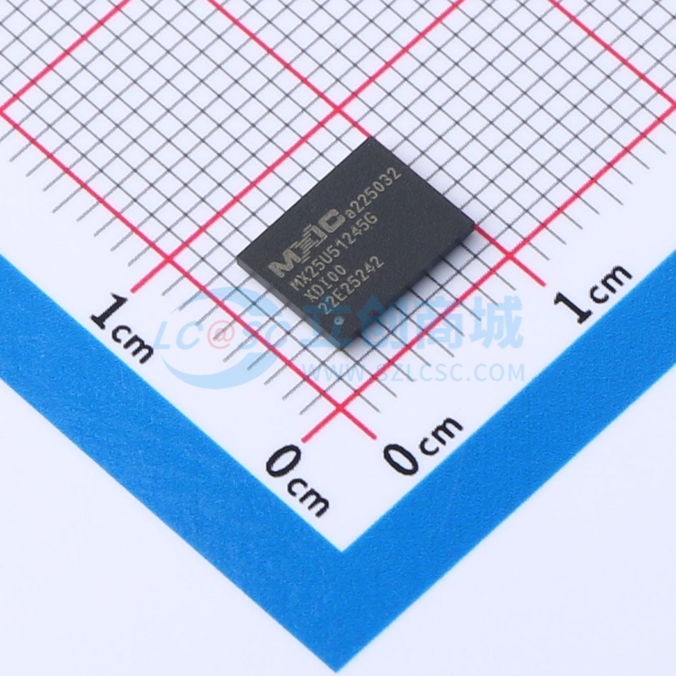 点击查看大图 MX25U51245GXDI00实物图