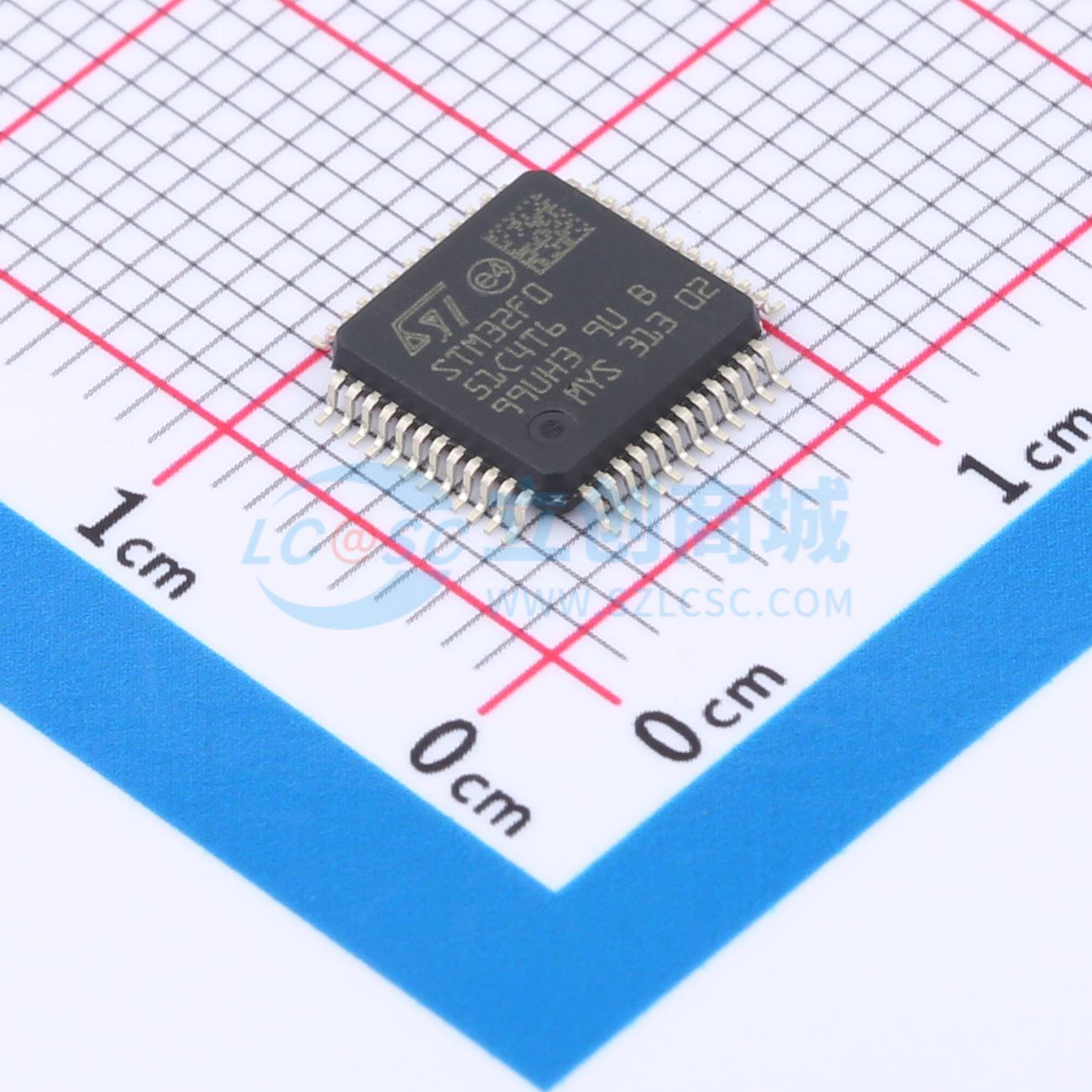 点击查看大图 STM32F051C4T6实物图