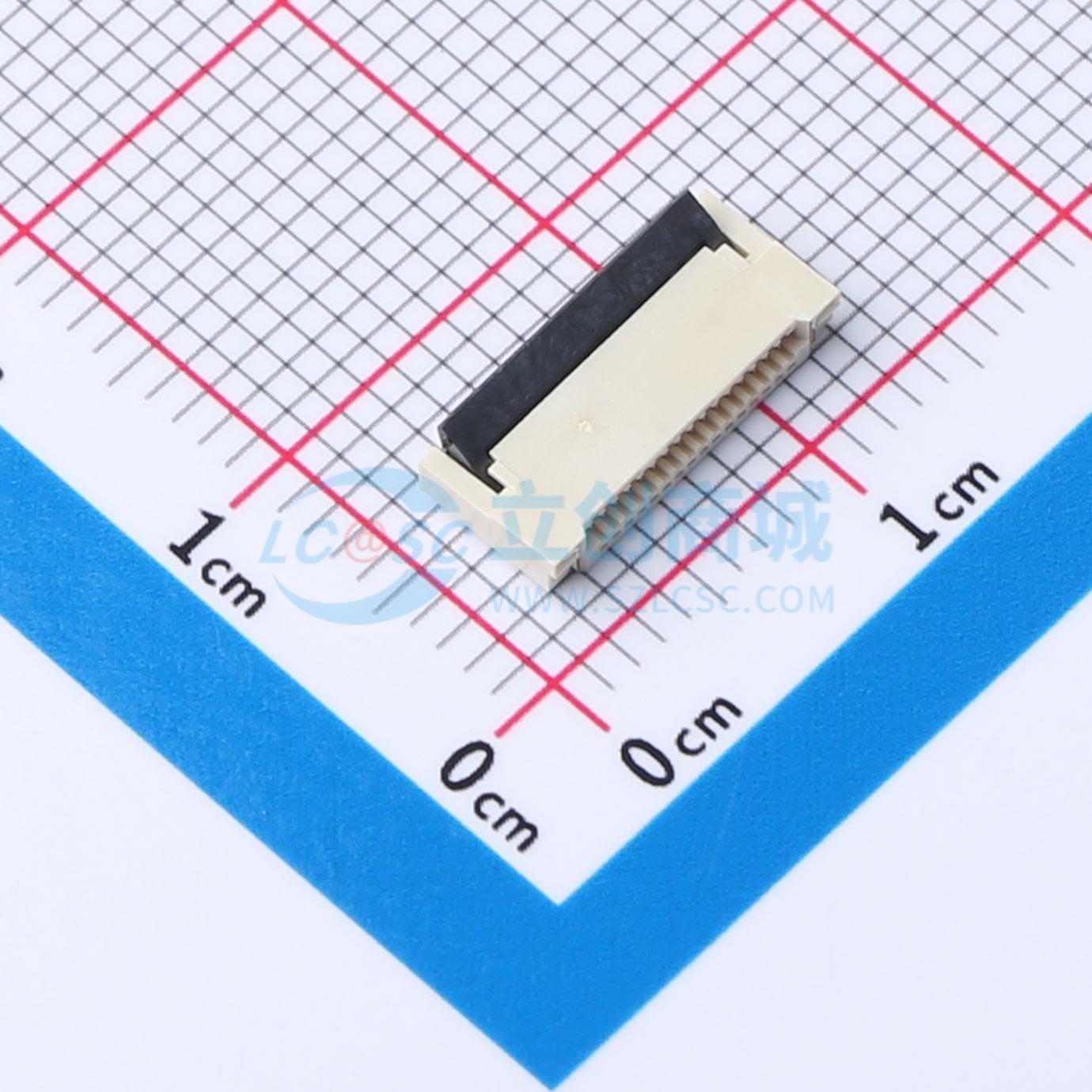 点击查看大图 HX FPC 0.5-16P HYH2.0实物图