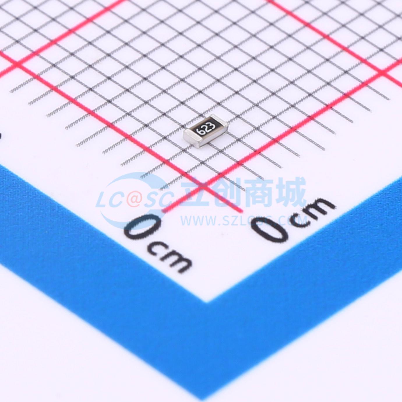 点击查看大图 PTFR0603B62K0N9实物图