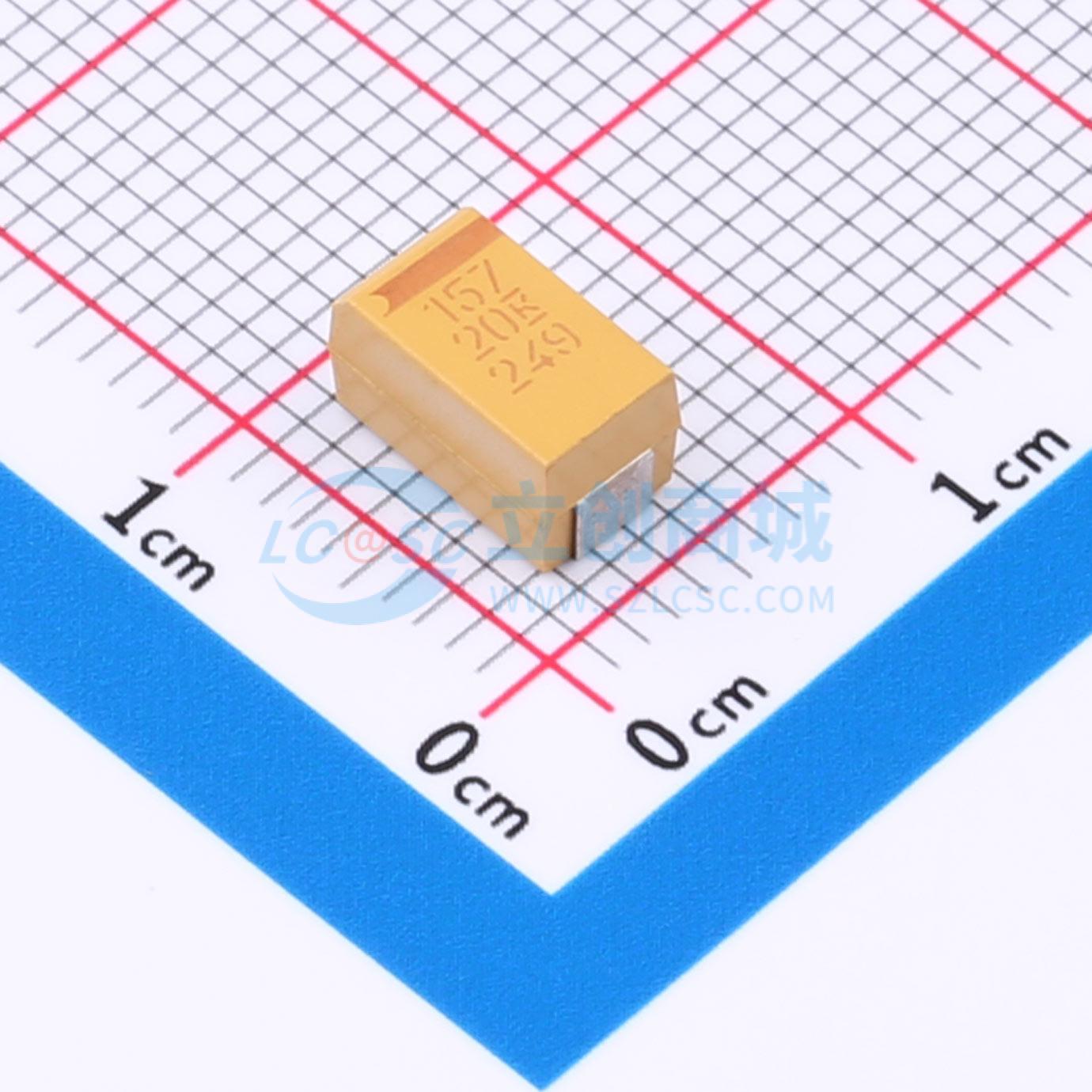 点击查看大图 T491X157K020AT实物图