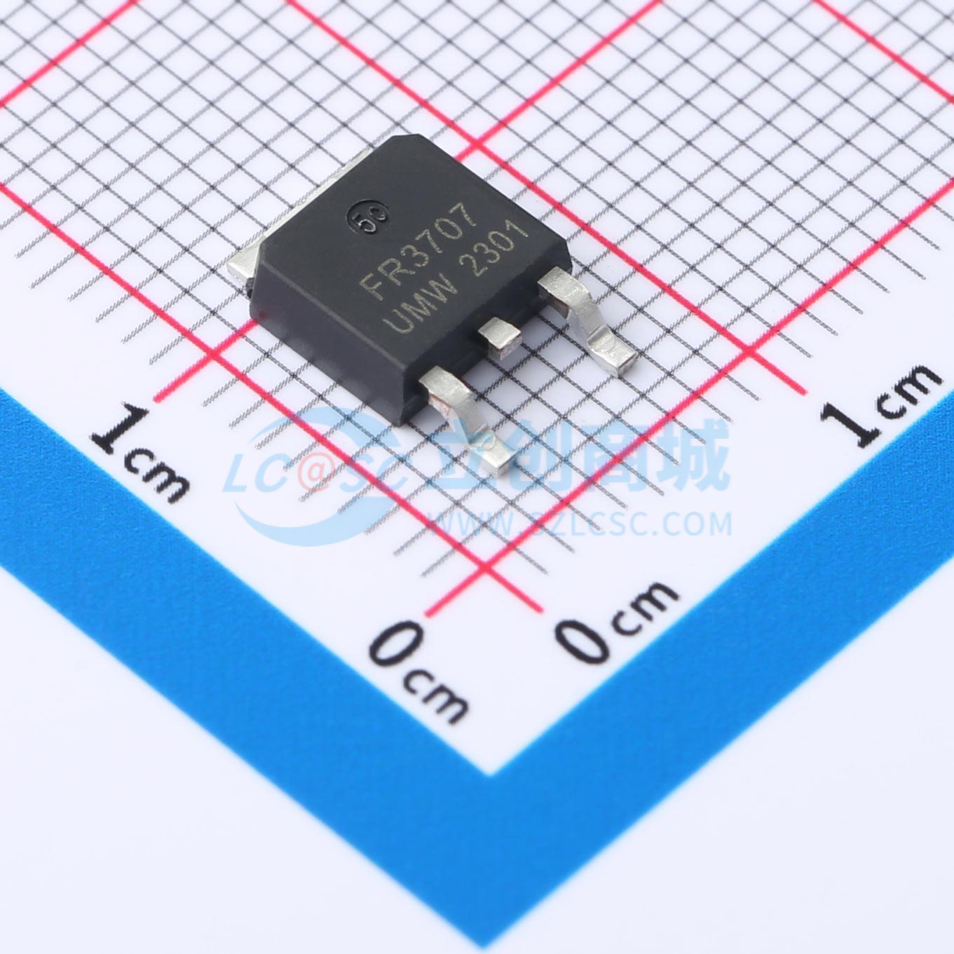 点击查看大图 IRFR3707ZTR(UMW)实物图