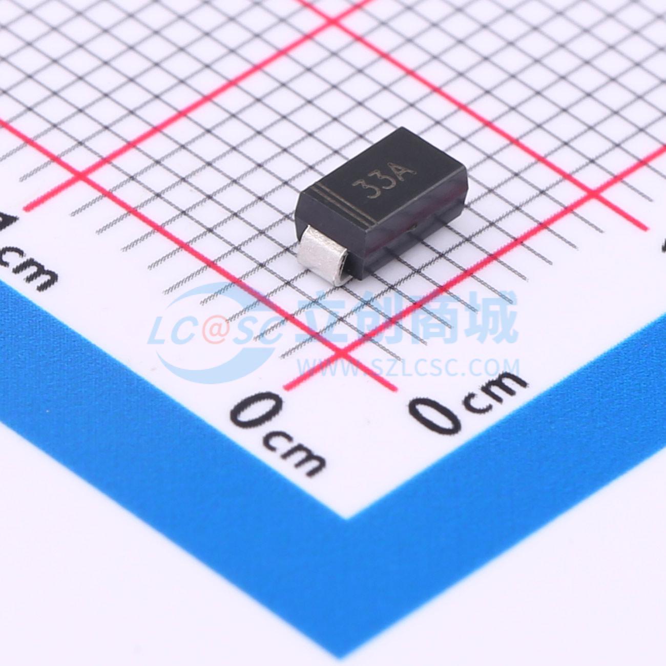 点击查看大图 P4SMA33A(MS)实物图