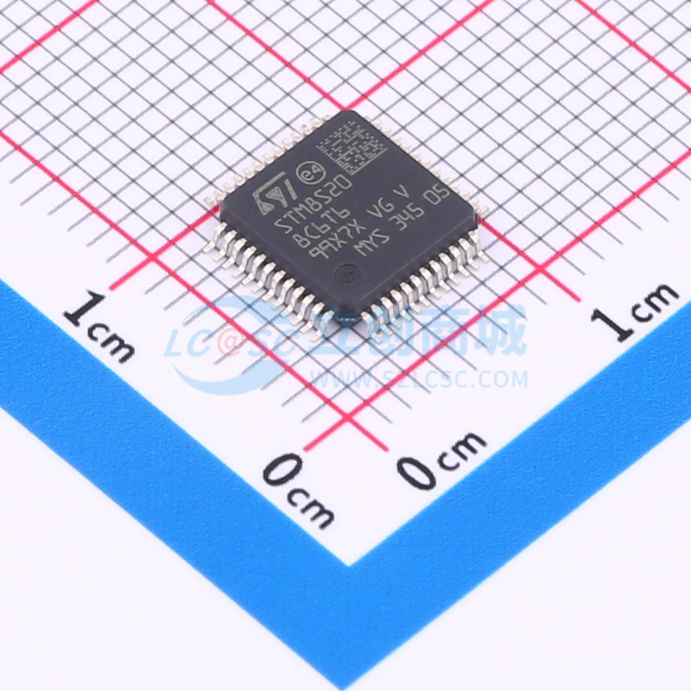 STM8S208C6T6实物图