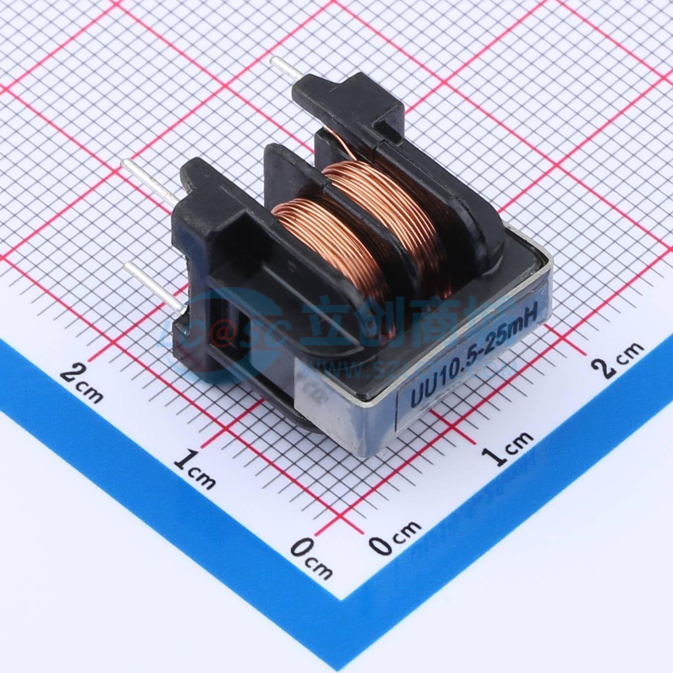 点击查看大图 UU10.5-25mH实物图