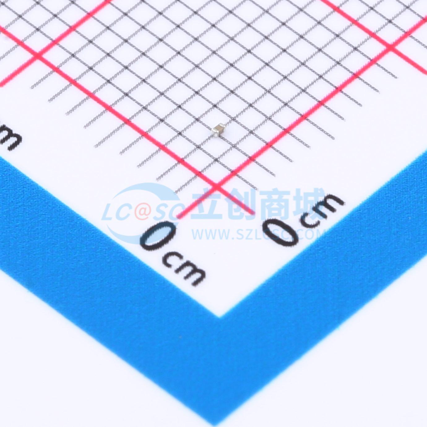 点击查看大图 TCC0201X5R683K160ZT实物图