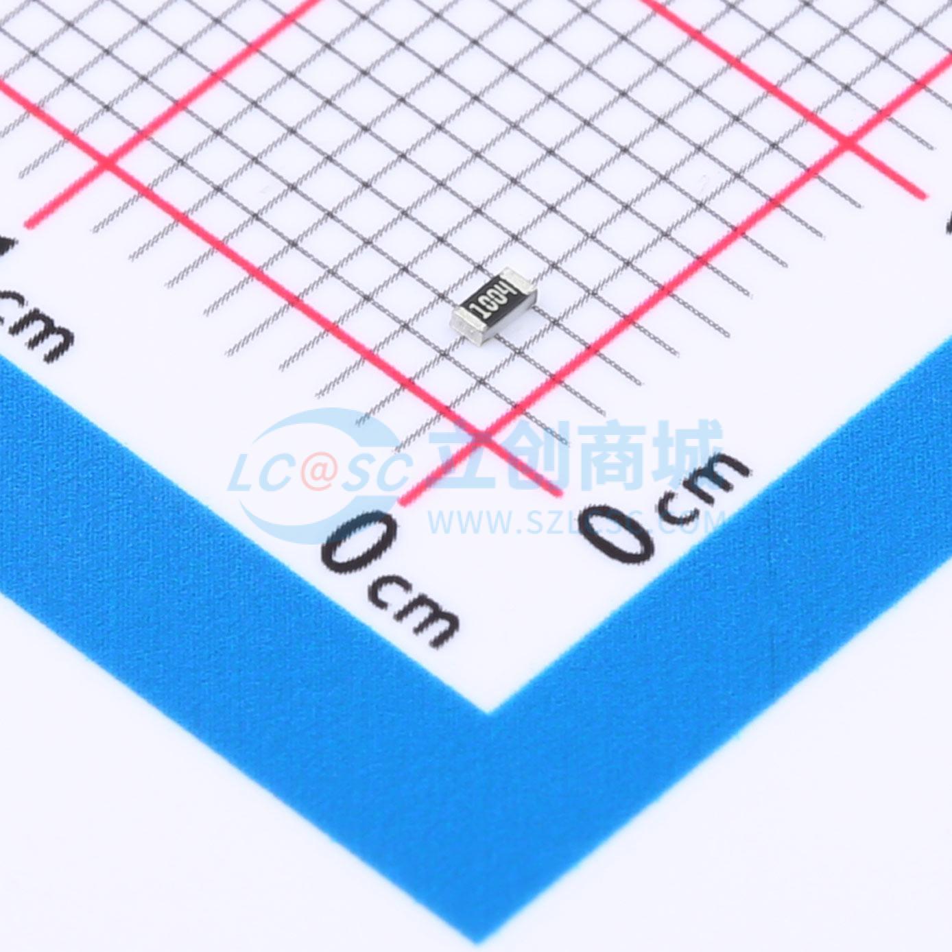 点击查看大图 CRCW06031M00FKEAC实物图