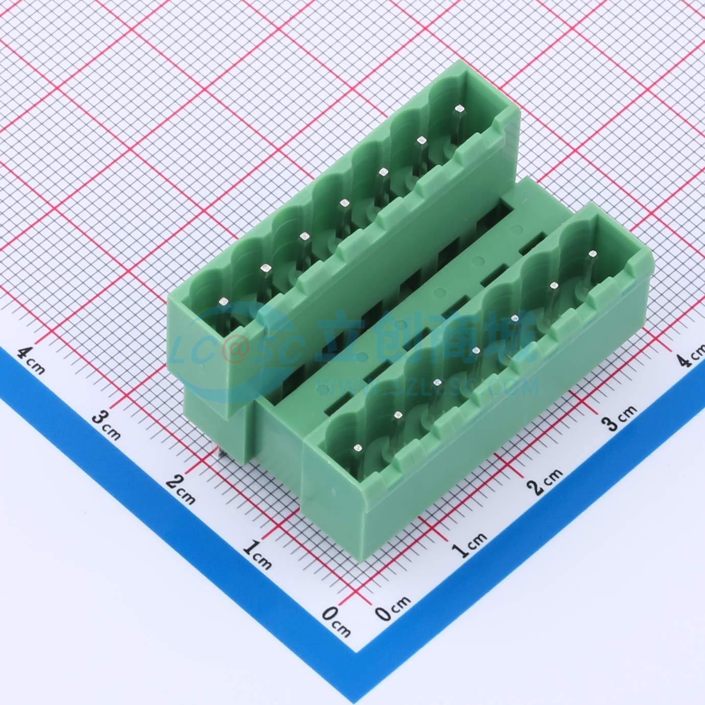 点击查看大图 KF2EDGVTC-5.08-2*7P实物图